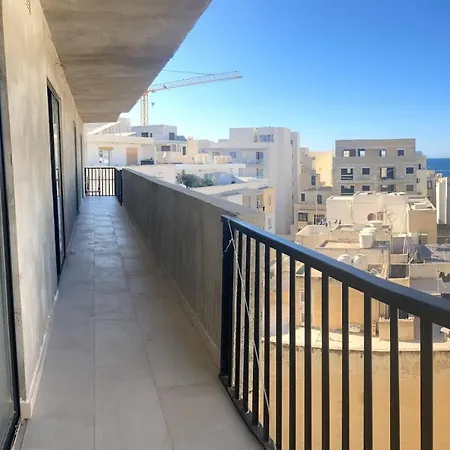 Appartement Xl Bugibba Home, 4br 4bath Sea View Balcony & Bbq St. Paul's Bay